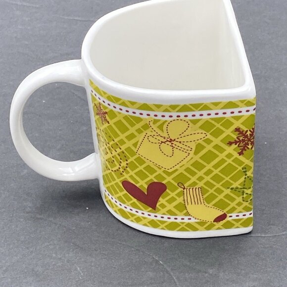 Disney Mugs Mickey And Minnie‎ Mouse Half Moon Set Of 2 Christmas 2011 - Picture 7 of 16